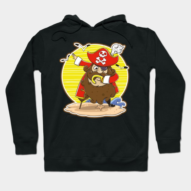 Dabbing Pirate Skull Dab Dance Hoodie by Pummli